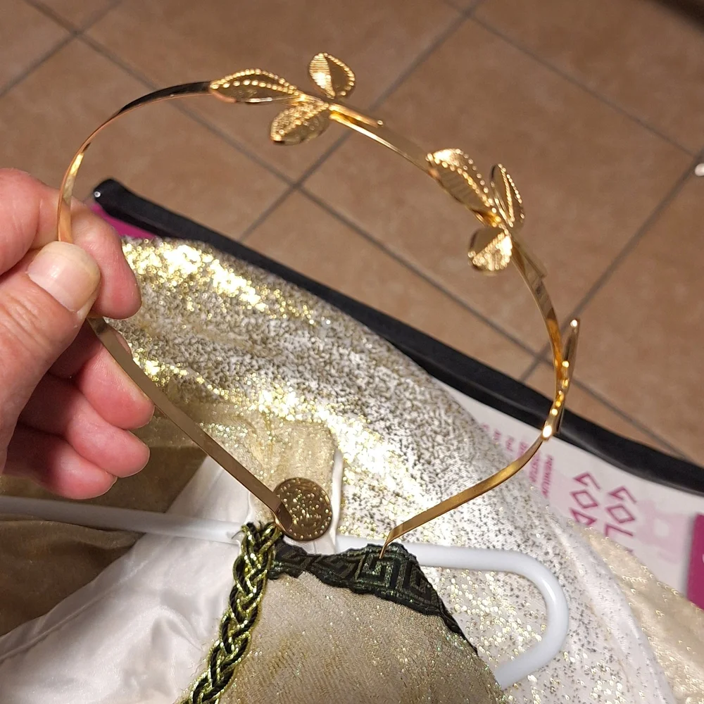 Spirit Golden Goddess Costume - Gold and Cream Signature Collection